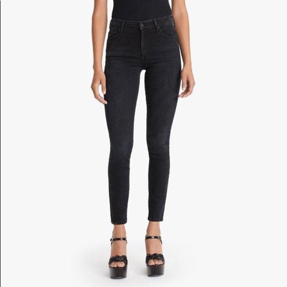 MOTHER The High Waisted Looker - Blackbird